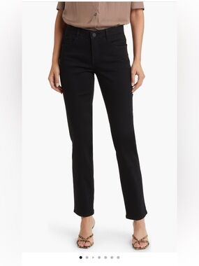 Wit & Wisdom Black Straight Leg Pants, size 6